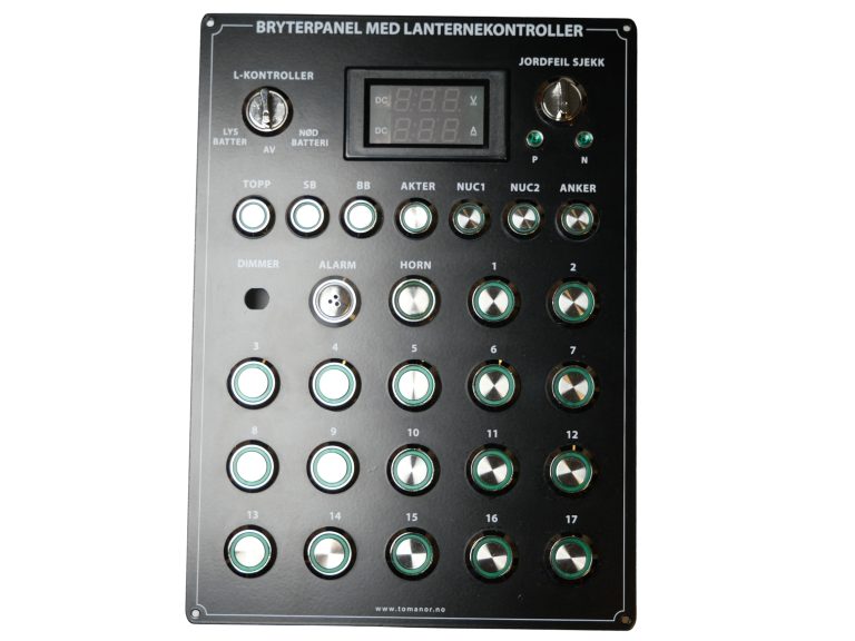 Bryterpanel med lanternekontroller: BL-ABCD